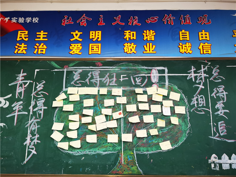 高2018級6班舉行“夢想的大學(xué)”主題班會活動